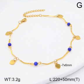 2A9001495bbml-350  Stainless Steel Anklets
