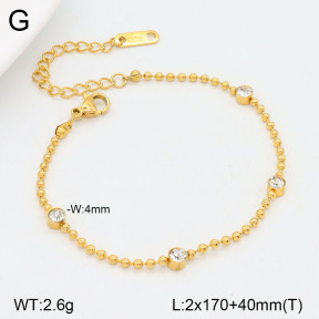 2B4004352vbnb-747  Stainless Steel Bracelet