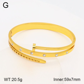 2BA402058vhha-377  Stainless Steel Bangle