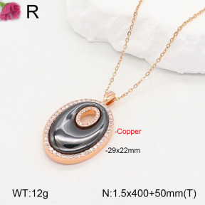 F2N401046vhkb-J31  Fashion Copper Necklace
