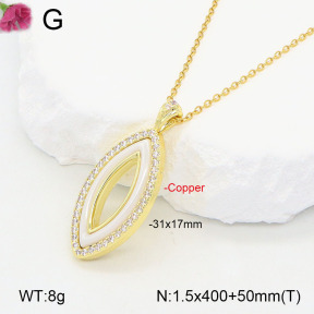 F2N401054vhkb-J31  Fashion Copper Necklace