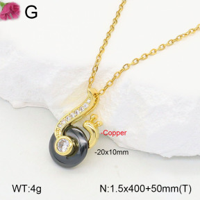 F2N401057bhia-J31  Fashion Copper Necklace