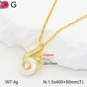F2N401060bhia-J31  Fashion Copper Necklace