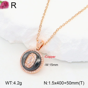 F2N401064bhia-J31  Fashion Copper Necklace