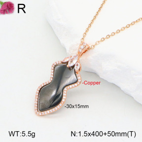 F2N401076vhha-J31  Fashion Copper Necklace