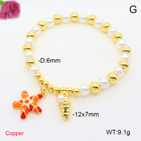 F6B301124bbov-L002  Fashion Copper Bracelet