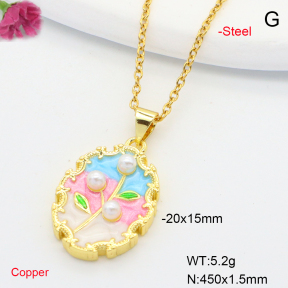 F6N301232aajl-L002  Fashion Copper Necklace