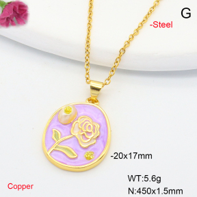 F6N301235aakl-L002  Fashion Copper Necklace