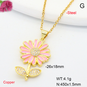 F6N301237baka-L002  Fashion Copper Necklace