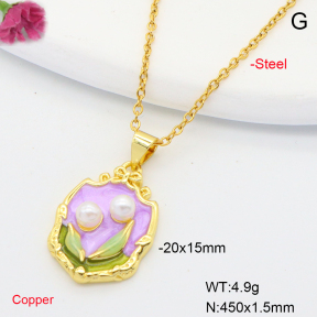 F6N301238aajl-L002  Fashion Copper Necklace