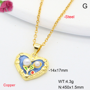 F6N301242aajl-L002  Fashion Copper Necklace