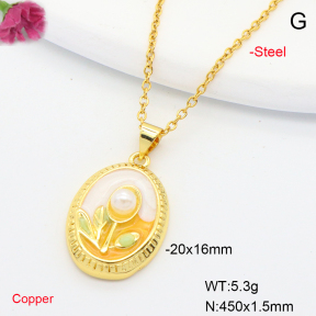 F6N301246avja-L002  Fashion Copper Necklace