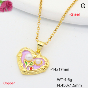 F6N301247aajl-L002  Fashion Copper Necklace