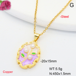 F6N301248aajl-L002  Fashion Copper Necklace