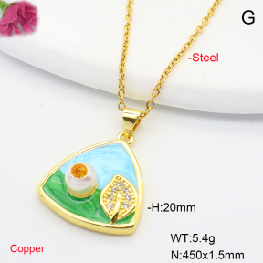 F6N301249aajl-L002  Fashion Copper Necklace
