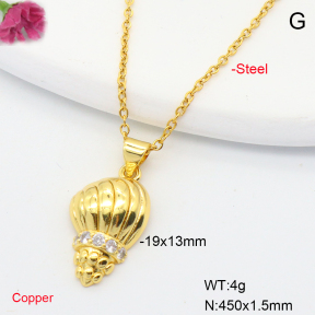F6N408266vail-L002  Fashion Copper Necklace