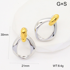 GEE002534vhha-066  Handmade Polished  Stainless Steel Earrings