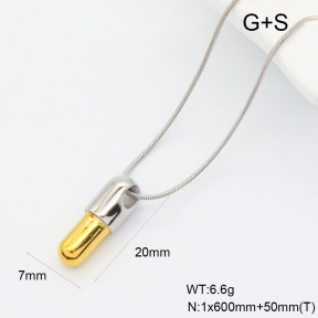 GEN001947vbnl-066  Handmade Polished  Stainless Steel Necklace
