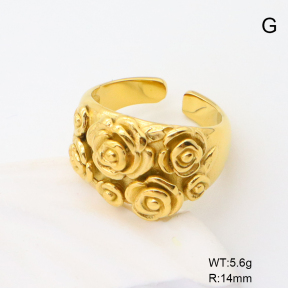 GER001284bhva-066  Handmade Polished  Stainless Steel Ring