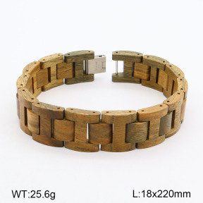 2B3003574ajia-264  Sandalwood   Stainless Steel Bracelet