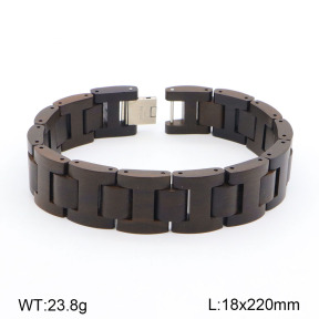 2B3003575ajia-264  Sandalwood   Stainless Steel Bracelet