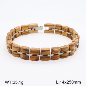 2B3003577ajia-264  Sandalwood   Stainless Steel Bracelet