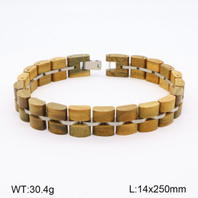 2B3003578ajia-264  Sandalwood   Stainless Steel Bracelet