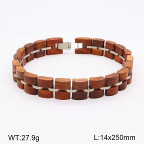 2B3003580ajia-264  Sandalwood   Stainless Steel Bracelet