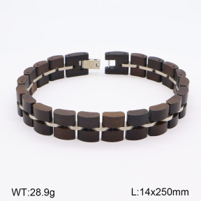2B3003581ajia-264  Sandalwood   Stainless Steel Bracelet