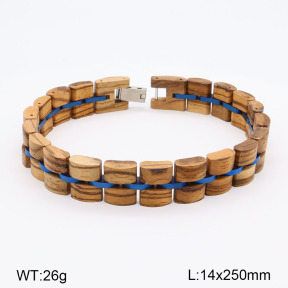 2B3003582ajka-264  Sandalwood   Stainless Steel Bracelet