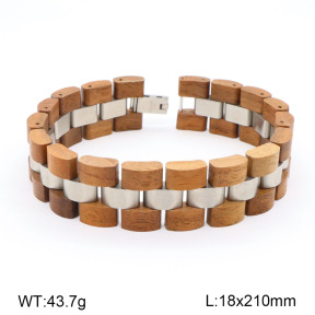 2B3003586ajma-264  Sandalwood   Stainless Steel Bracelet