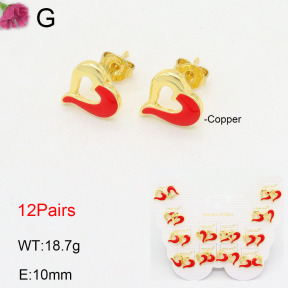 F2E300808aivb-K01  Fashion Copper Earrings