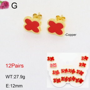 F2E300809aivb-K01  Fashion Copper Earrings