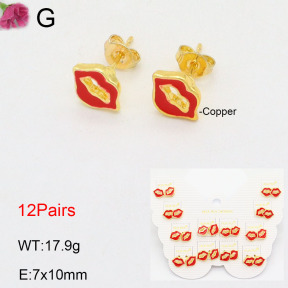 F2E300811aivb-K01  Fashion Copper Earrings