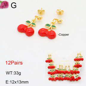 F2E300812aivb-K01  Fashion Copper Earrings
