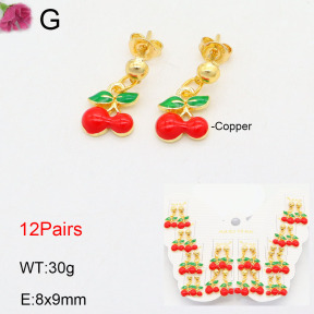 F2E300813aivb-K01  Fashion Copper Earrings