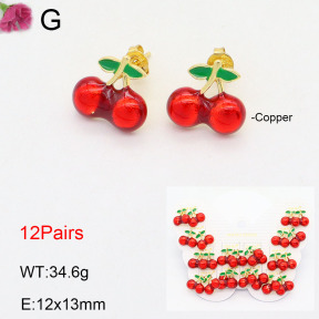 F2E300815aivb-K01  Fashion Copper Earrings