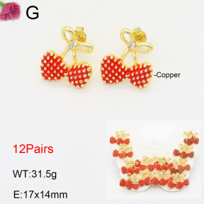 F2E300816aivb-K01  Fashion Copper Earrings