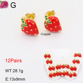 F2E300825aivb-K01  Fashion Copper Earrings