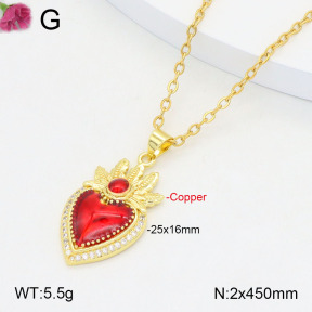 F2N300291vbnl-J183  Fashion Copper Necklace