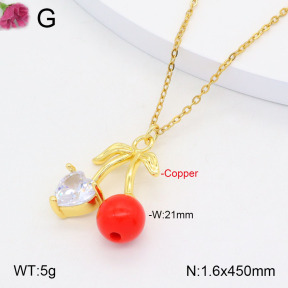 F2N401110bbml-J183  Fashion Copper Necklace