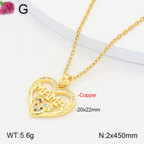 F2N401121vbnl-J183  Fashion Copper Necklace