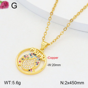 F2N401124vbnl-J183  Fashion Copper Necklace