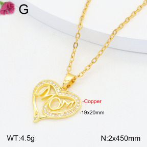 F2N401128vbnl-J183  Fashion Copper Necklace