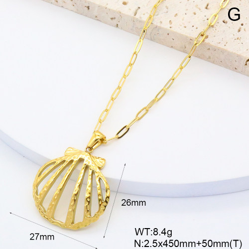 GEN001973bhva-066  Handmade Polished  Stainless Steel Necklace  BC24120400N