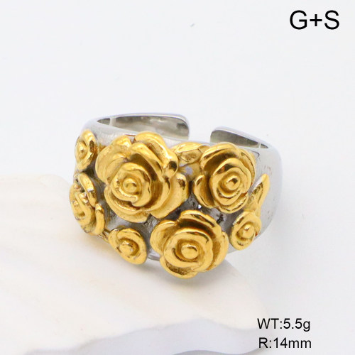 GER001285vhha-066  Handmade Polished  Stainless Steel Ring