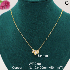 F6N408278vhha-K182  Fashion Copper Necklace