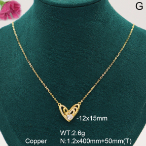 F6N408280vhha-K182  Fashion Copper Necklace