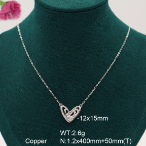 F6N408281vhha-K182  Fashion Copper Necklace