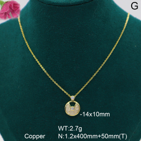 F6N408282bhia-K182  Fashion Copper Necklace